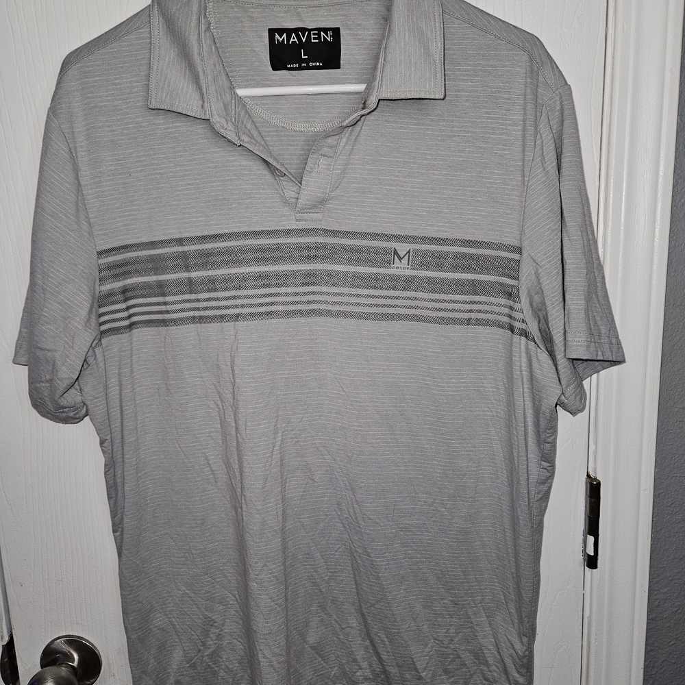 Light Gray Men's Polo Shirt